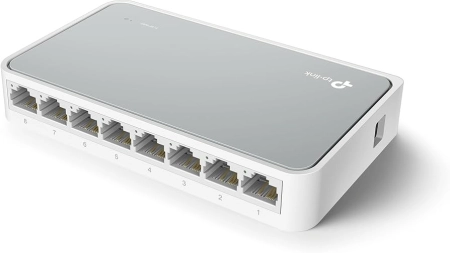 TP-Link (TL-SF1008D) - 8-Port Fast Ethernet Switch