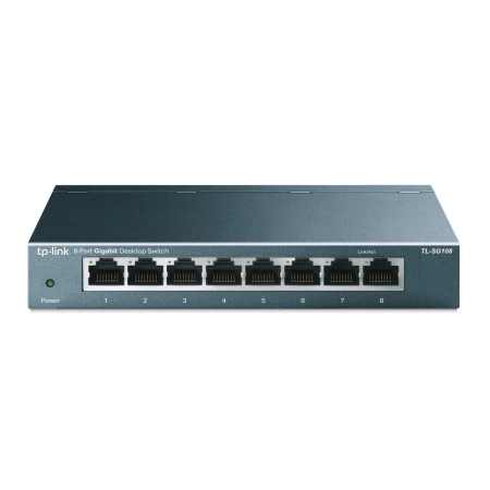 TP-Link (TL-SG108) - 8-Port Gigabit Switch - Blue