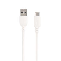 onn. Charge & Sync Cable - USB-C (White) - 3ft