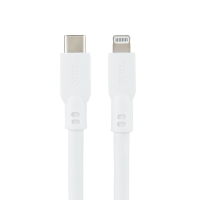 onn. Charge & Sync Cable - USB-C to Lightning (White) - 3ft